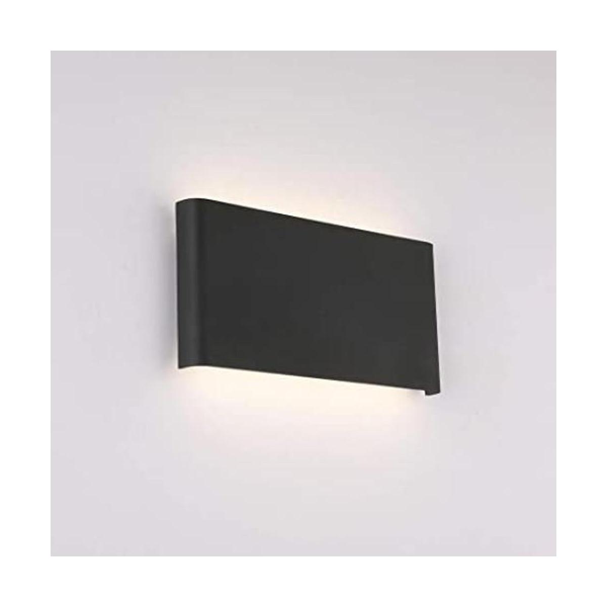 Lámparas LED de pared negras para dormitorio 10 vatios