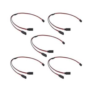 OliRC 5pcs 12 300mm Servo Cable Y Harness Extension_1