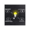 Bombillas LED recargables con batería de respaldo