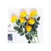 JUSTOYOU 10 flores de rosas artificiales rosas de flores_3