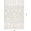 Mkono Alfombra bohemia de macramé tejida de algodón con_5