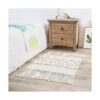 Mkono Alfombra bohemia de macramé tejida de algodón con_2