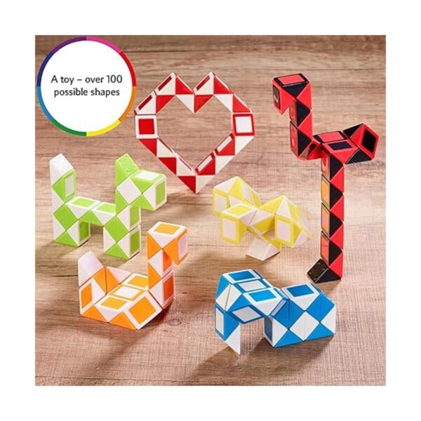 CUBIDI Juego de 6 serpientes mágicas Juguetes de_3