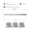 HMINLED Lámpara de panel empotrable LED redonda ultrafina_2