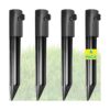 Juego de 4 estacas de antorcha de acero compatibles con_1