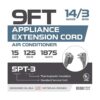 Cable de extensión para electrodomésticos de 9 pies_2