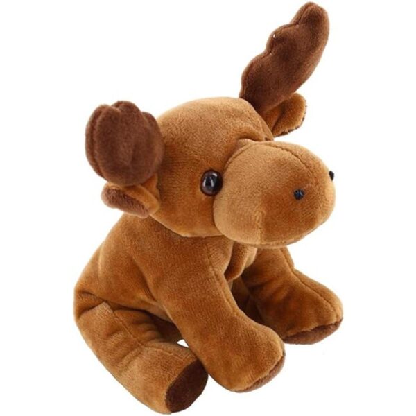 Peluche de alce sentado de 7 pulgadas de felpa_2