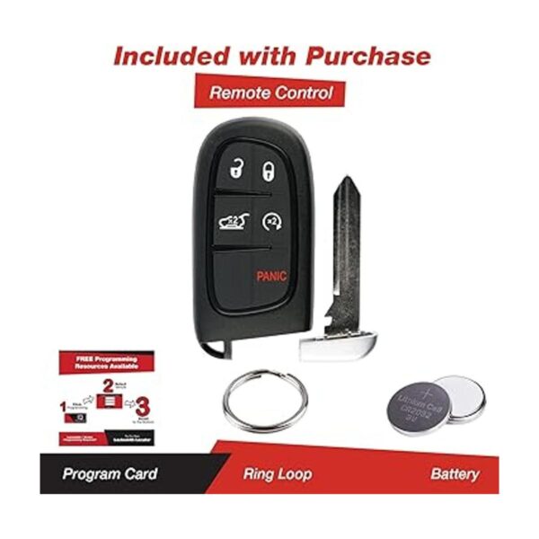 KeylessOption Llave de mando a distancia para Jeep_2