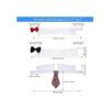 4 piezas de pajarita ajustable para mascotas cuello de
