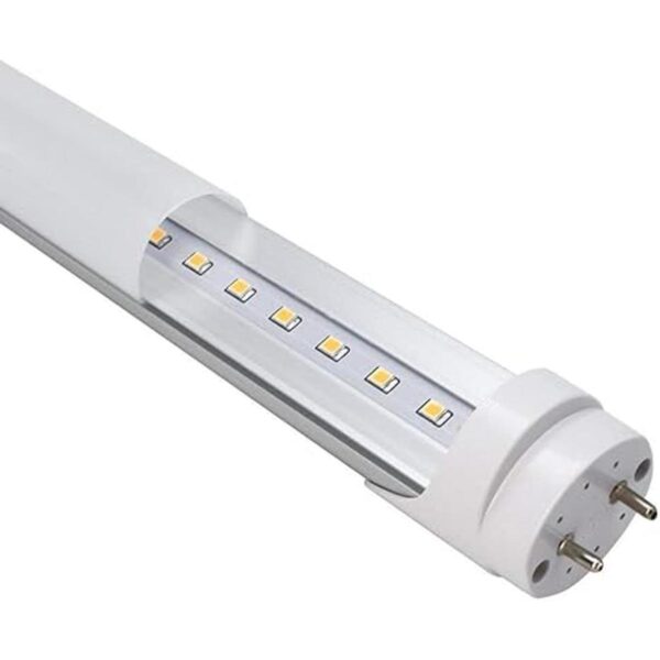 LightingWill Tubo de luz LED T8 de 2 pies blanco cálido_4