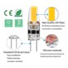 Bombilla LED G4 de 2 W equivalente a 20 W T3 JC tipo bipin_3