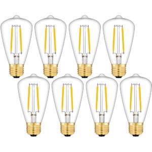 OMAYKEY Bombilla LED Edison de 2 W equivalente a 25 W 3000_1