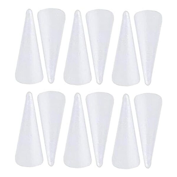 Conos de espuma para manualidades 2.7 x 5.5 pulgadas_2