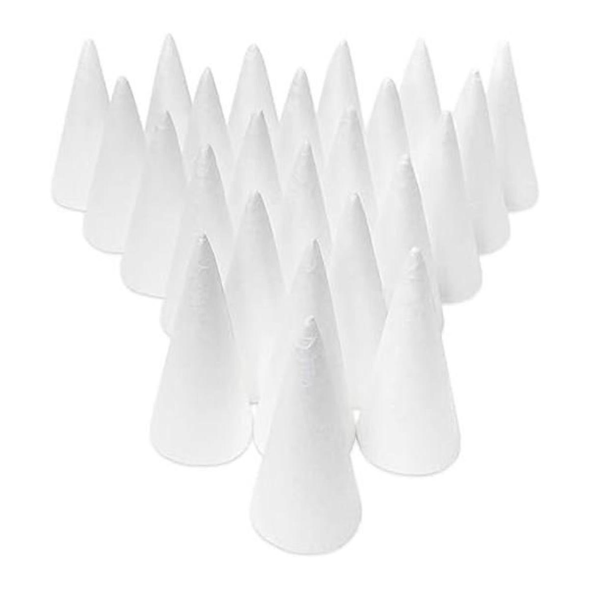 Paquete de 24 conos de espuma para manualidades
