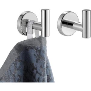 JQK Gancho cromado para toallas de baño gancho de acero_1