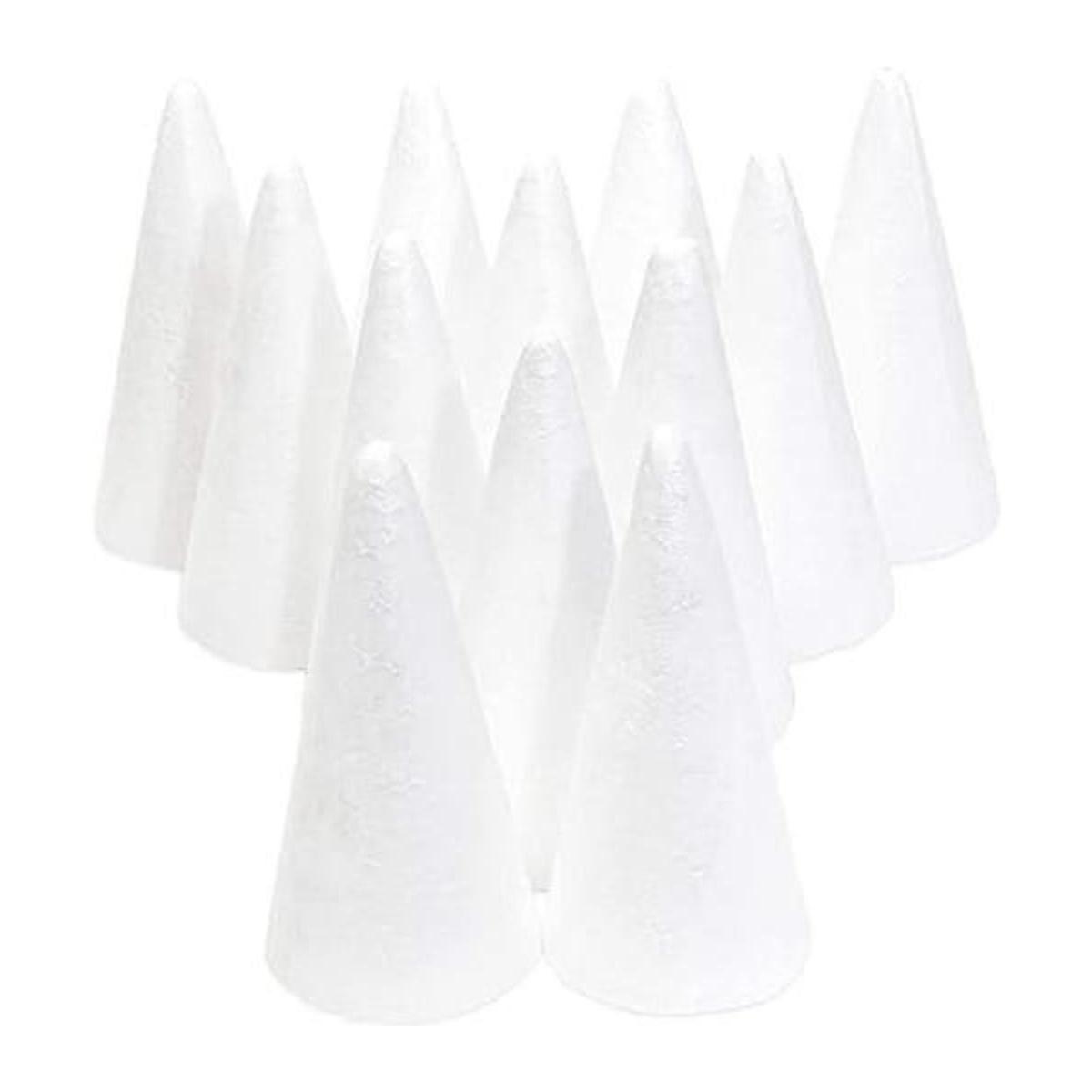 Conos de espuma para manualidades 2.7 x 5.5 pulgadas