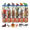 Liberty Imports Mini figura de animales en tubos juego de_1