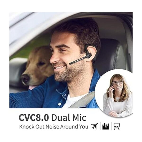 Auriculares Bluetooth 5.1 con micrófono dual CVC8.0 con_2