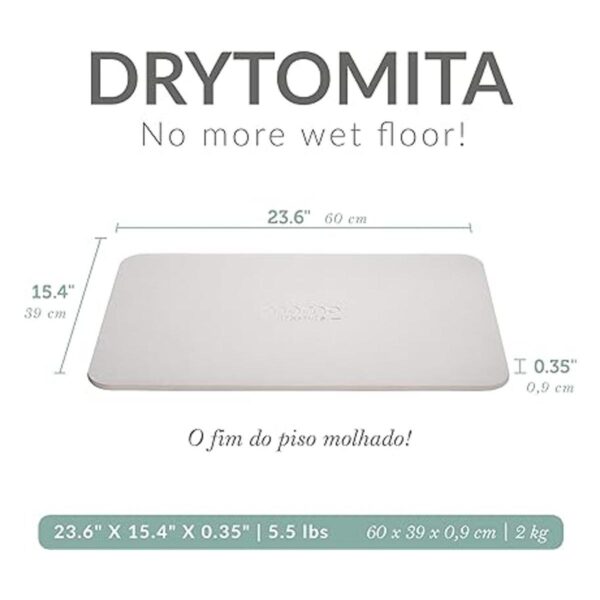 Momo Lifestyle Tapete de baño de piedra 23.6 x 15.4_2