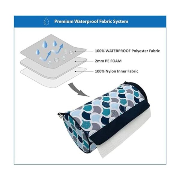 Olve Soporte para toallas de papel de cocina colgante para