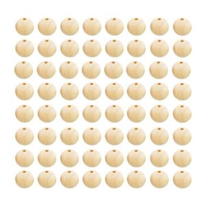 FXSALE 1000 cuentas de madera de 0.394 in sin terminar
