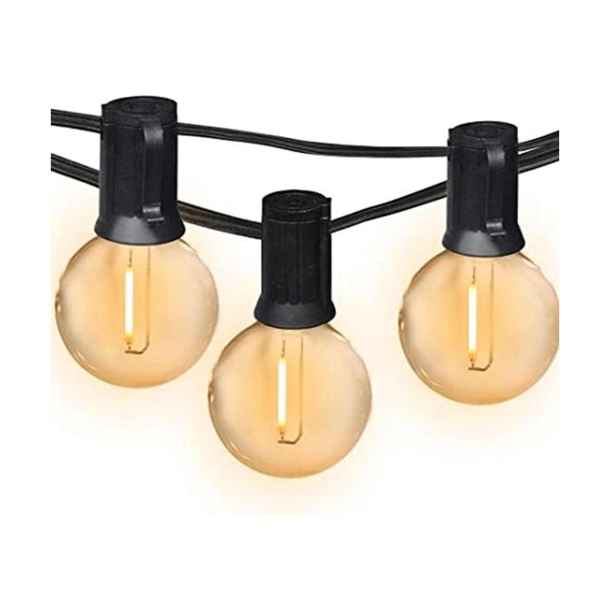 Banord Tira de luces tipo globo de 9 m para exteriores