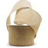 CT CRAFT LLC Cinta de arpillera con alambre 4 pulgadas x_1