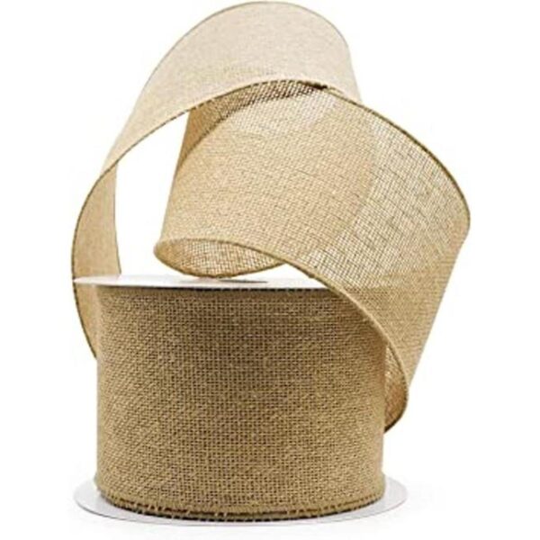 CT CRAFT LLC Cinta de arpillera con alambre 4 pulgadas x_1