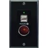 Magnadyne WCP12VB Soporte de pared negro 2 puertos de_1