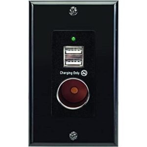 Magnadyne WCP12VB Soporte de pared negro 2 puertos de_1