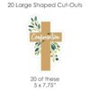 Big Dot of Happiness Confirmation Elegant Cross Guirnalda_6