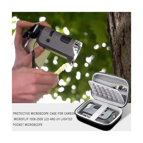 Funda para microscopio Carson MicroFlip 100x250x LED y_2