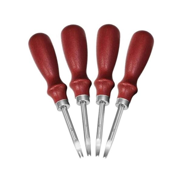 4 piezas de borde biselador de cuero biselador de borde