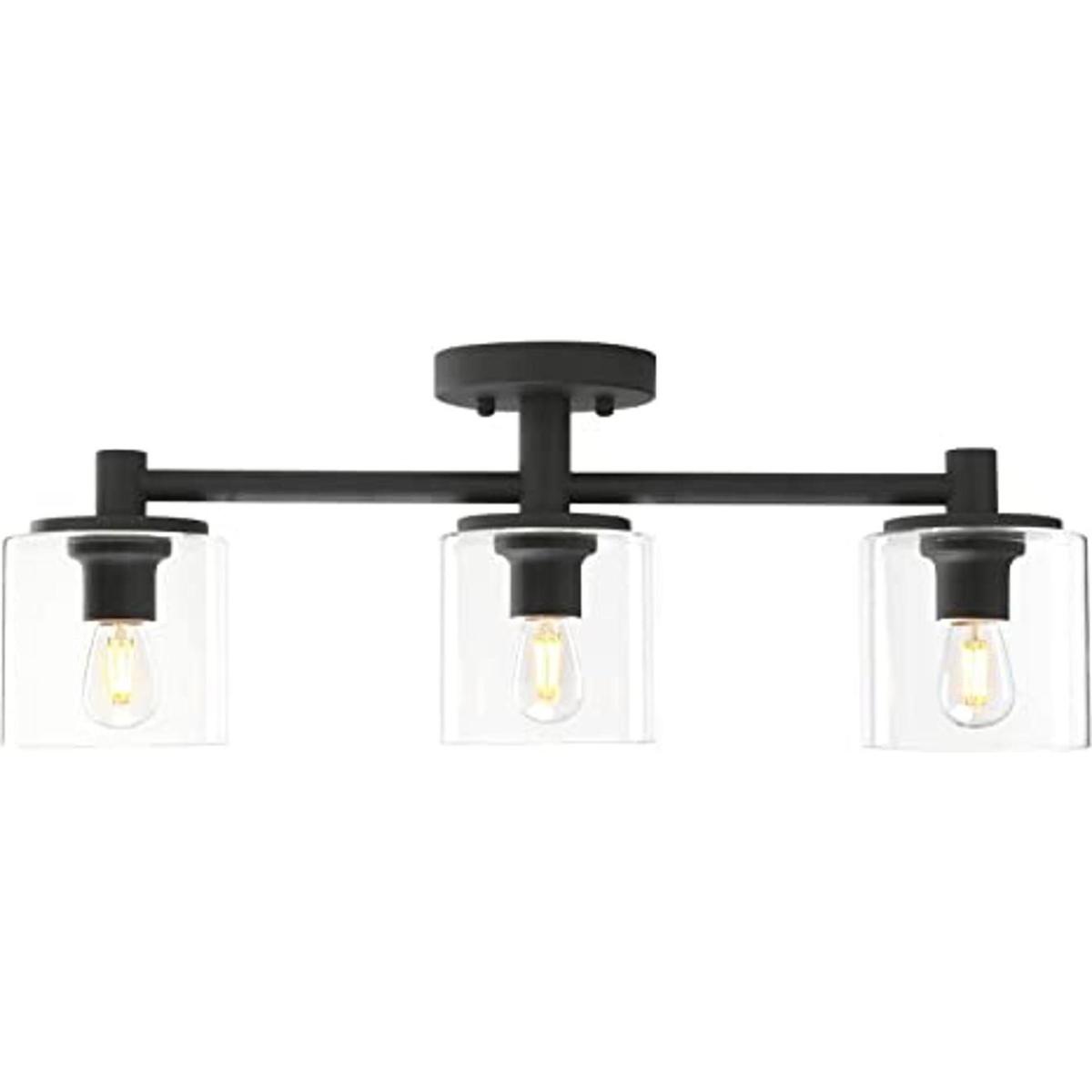 Pathson Lámpara de techo semiempotrada de 3 luces