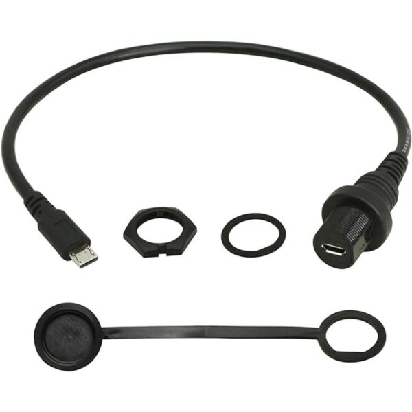 CERRXIAN Cable de extensión micro USB para coche barco