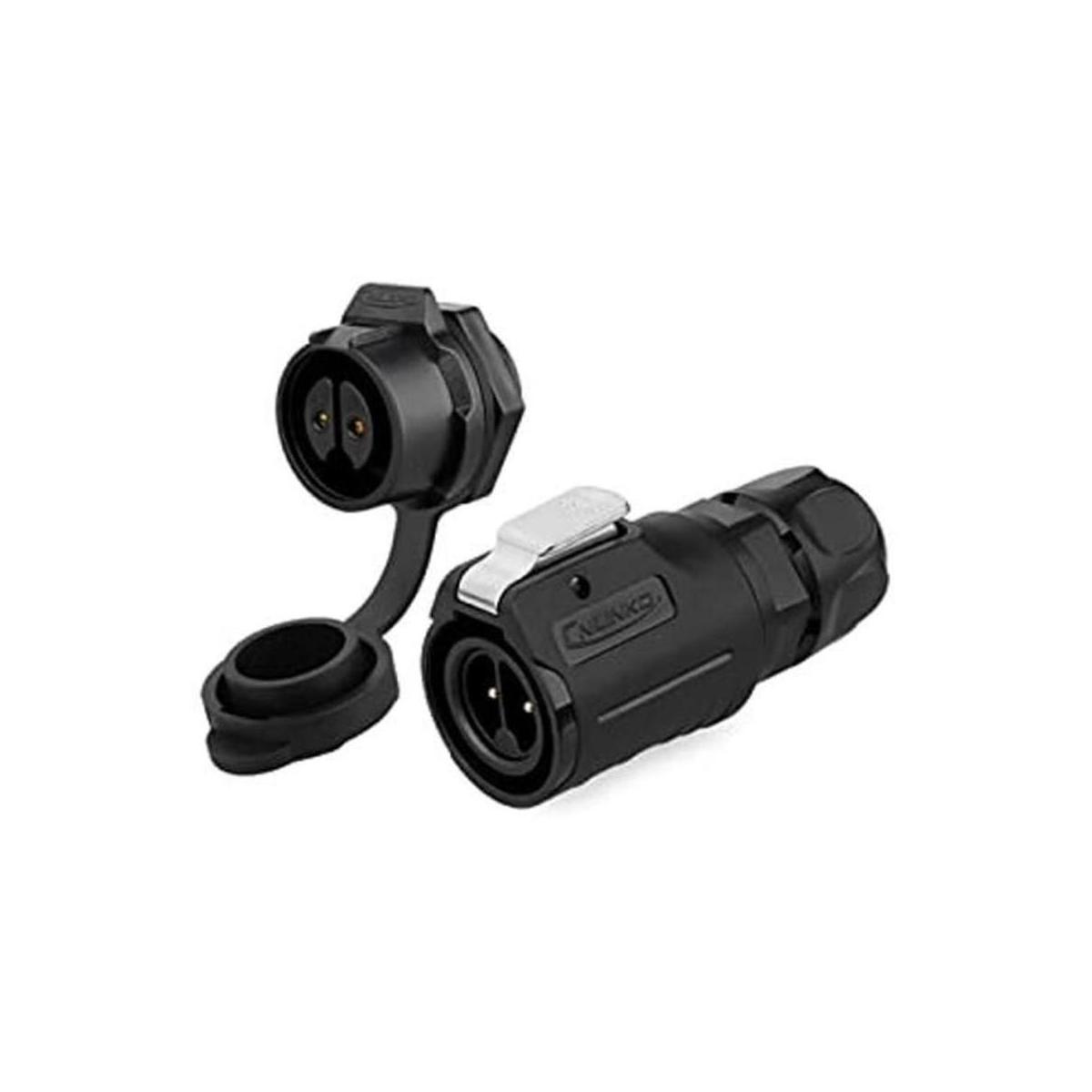 CNLINKO IP67 Circular Panel M16 Plastic 3 Pin Plug and