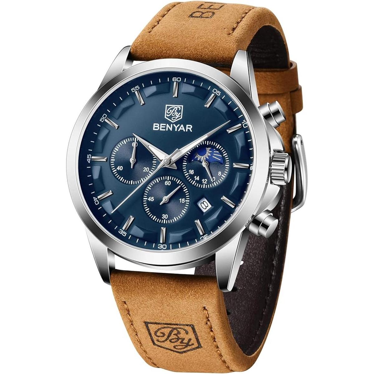 BY BENYAR Relojes para hombre impermeable deportivo