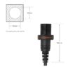 CERRXIAN Cable de extensión micro USB para coche barco