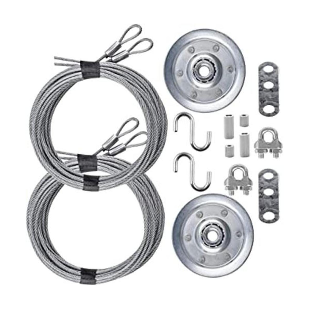 Kit de repuesto de cables y polea para puerta de garaje