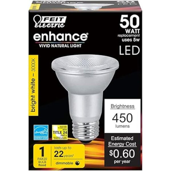 Feit Electric PAR20DM930CA4 5W equivalente a 50W_2