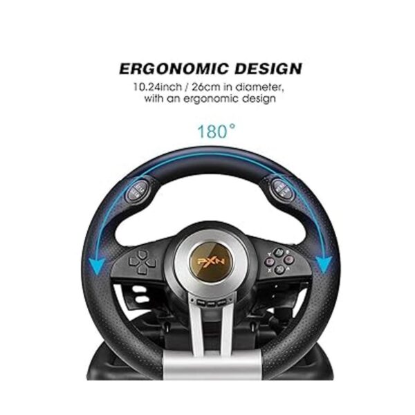 Racing Wheel Gaming Steering Wheel for PC PXN V3II 180_2