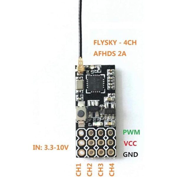 FEICHAO FS2A4CH AFHDS 2A Mini Receptor Compatible PWM_3