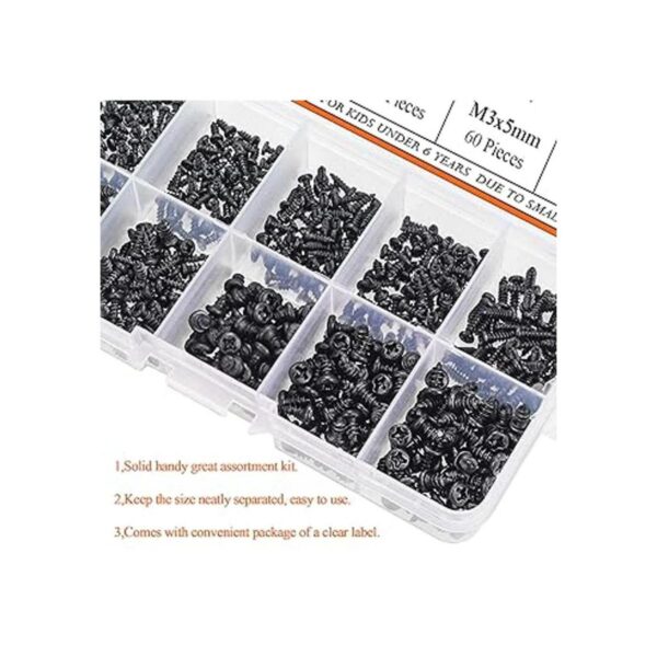 HELIFOUNER 600 tornillos de reparación de microlaptop M2_4