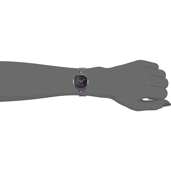 Nine West Reloj de pulsera Gunmetal para mujer_2