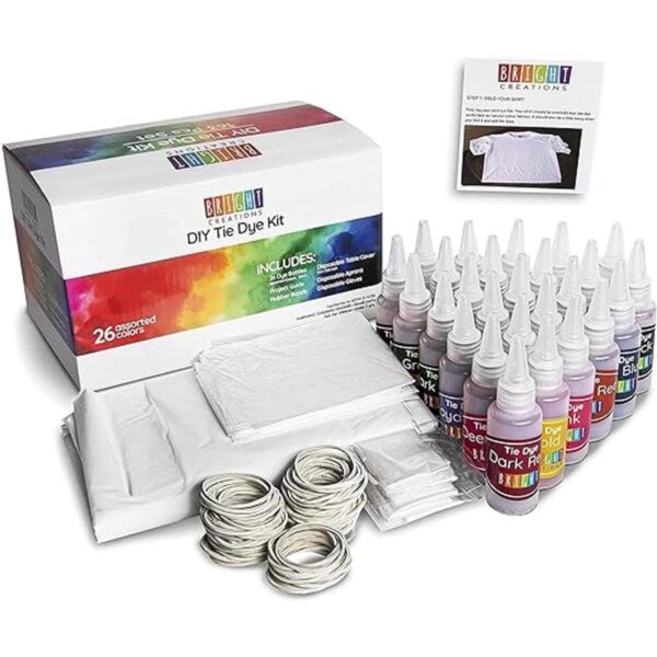 Kit de teñido anudado con 26 colores delantales y_6