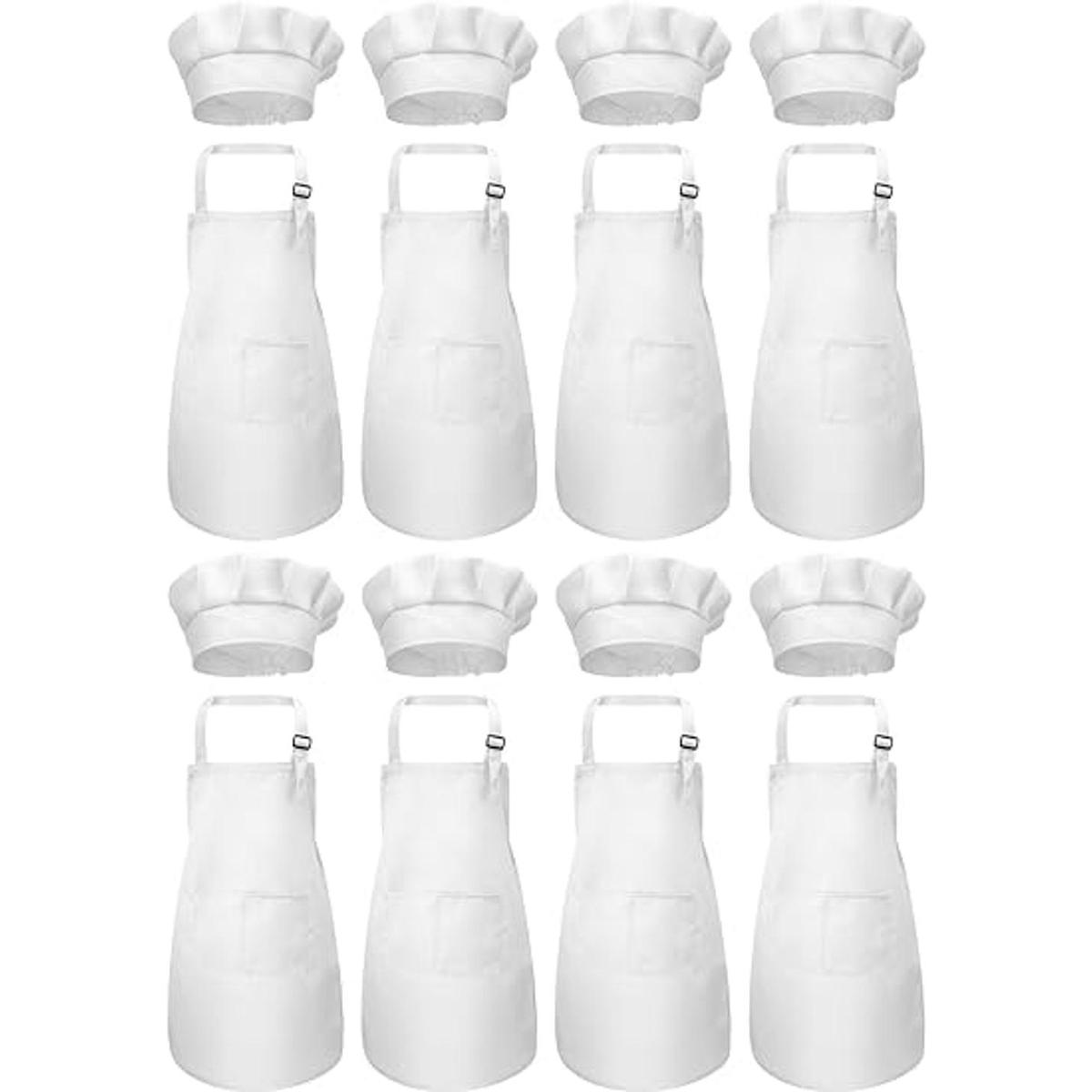 Delantal de 8 piezas para niños y 8 piezas delantal de