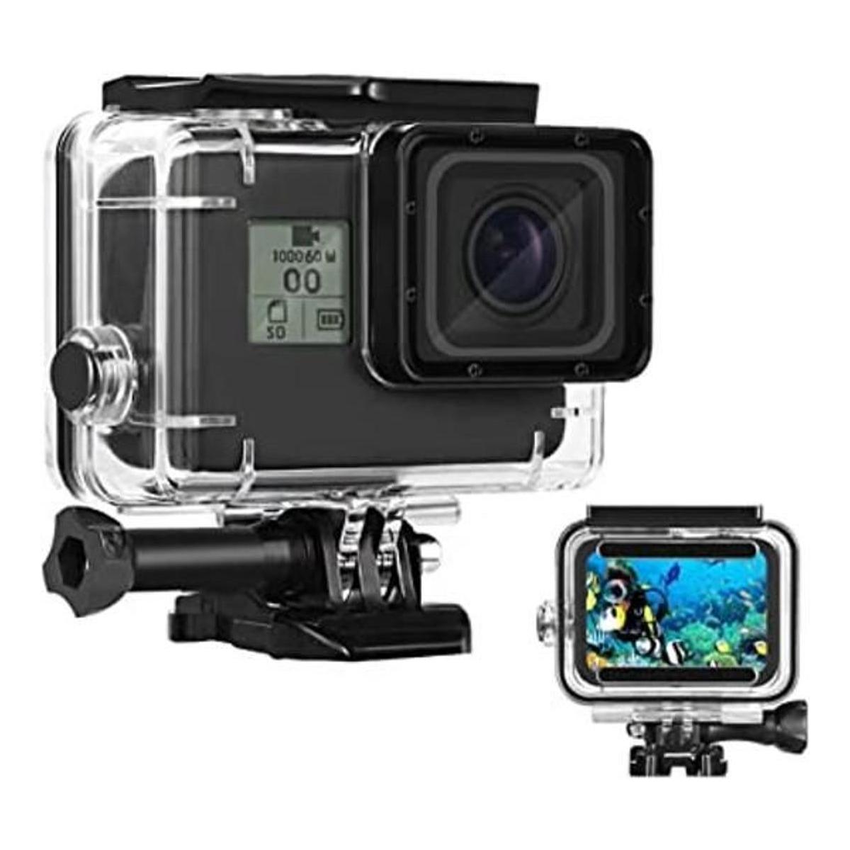 HONGDAK Carcasa impermeable para GoPro Hero 765 negro