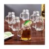 Kingrol Paquete de 16 vasos de 2 onzas con tapas frascos