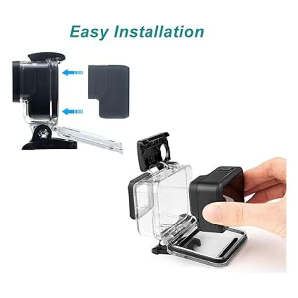 HONGDAK Carcasa impermeable para GoPro Hero 765 negro_3