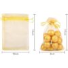 Bouraw Juego de 120 bolsas de organza de 4x6 pulgadas